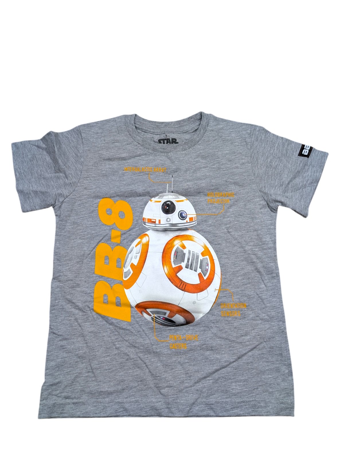 Světle šedé triko Star Wars secondhand Disney