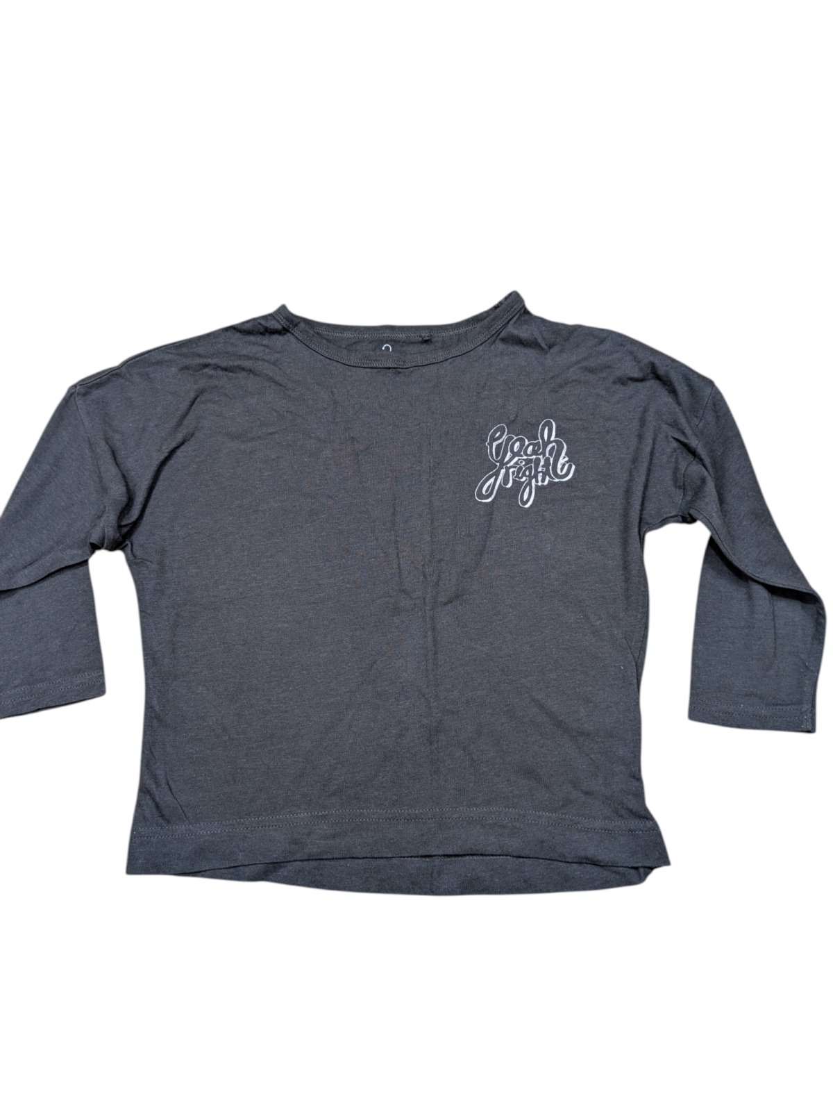 Tmavé triko s dlouhým rukávem pro kluky secondhand Next