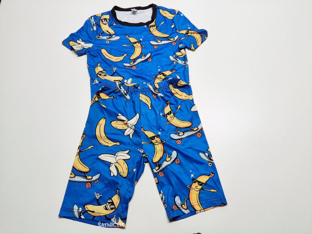 Pyžamový komplet modrý pro kluky secondhand