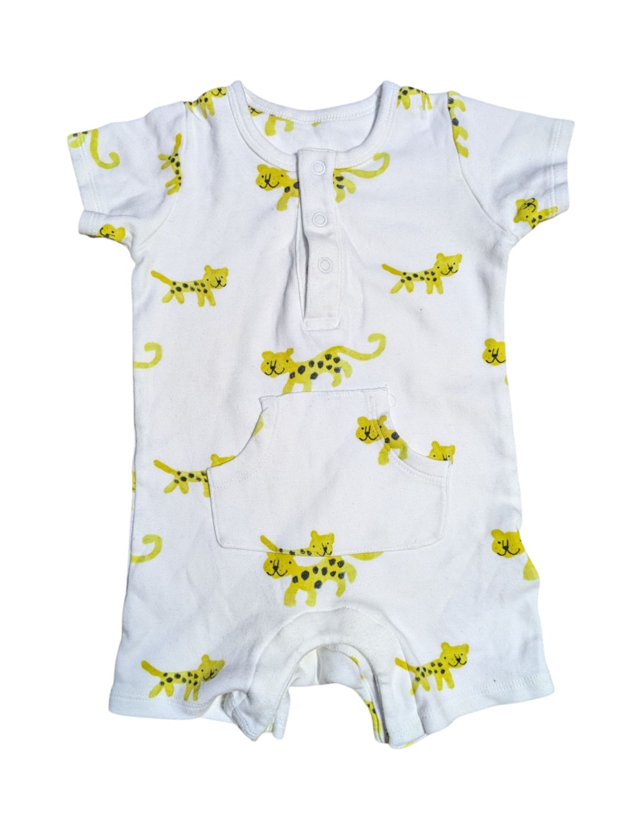 bílé dupačky s tygříkem secondhand mark and spencer 