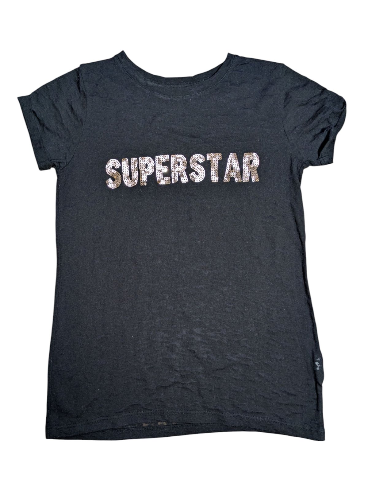 černé tričko superstar pro holky secondhand Primark