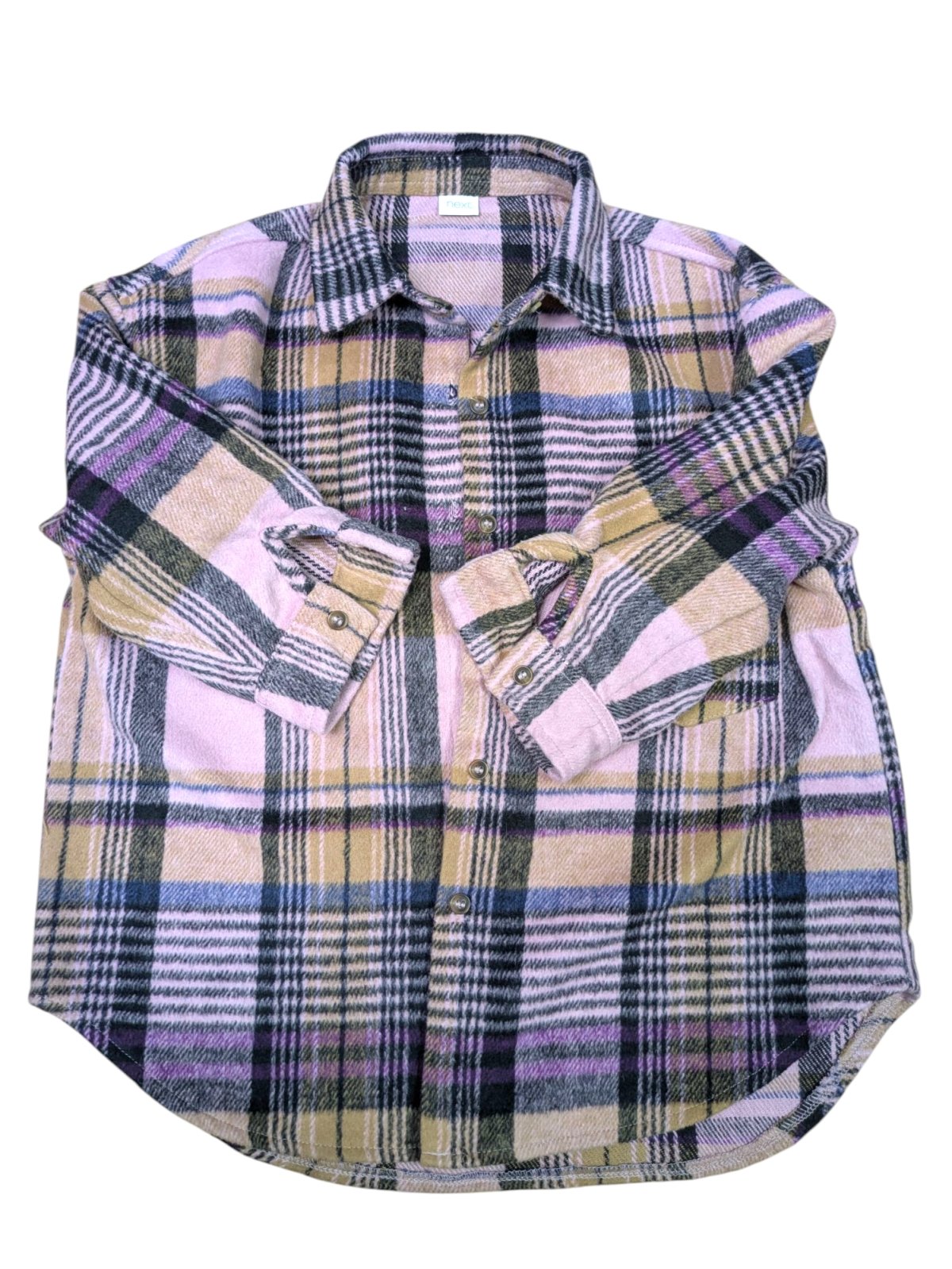 Kábát se vzorem na knoflíky pro holky secondhand Next