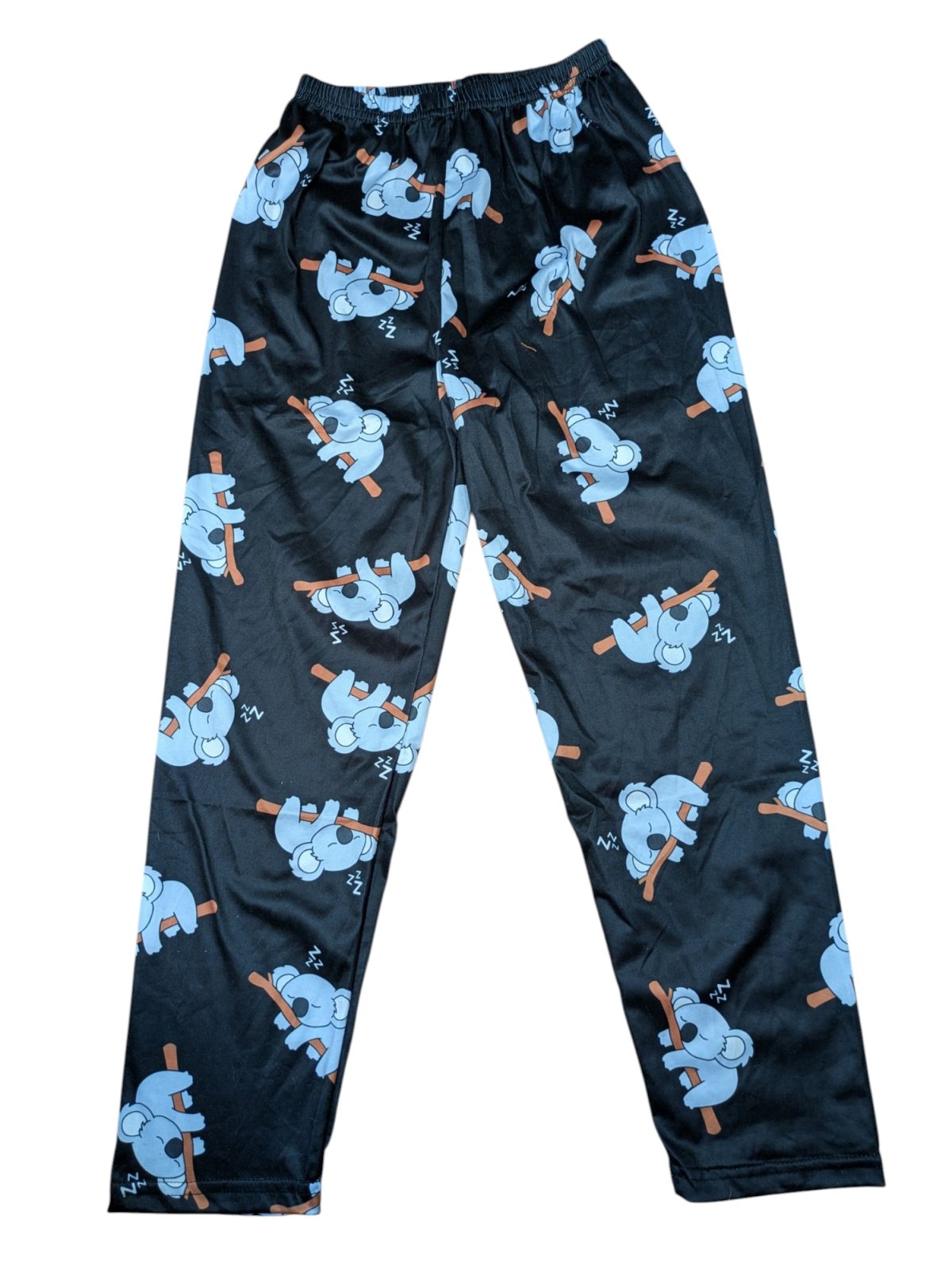 Černé kalhoty s obrázky pro holky outlet Shein