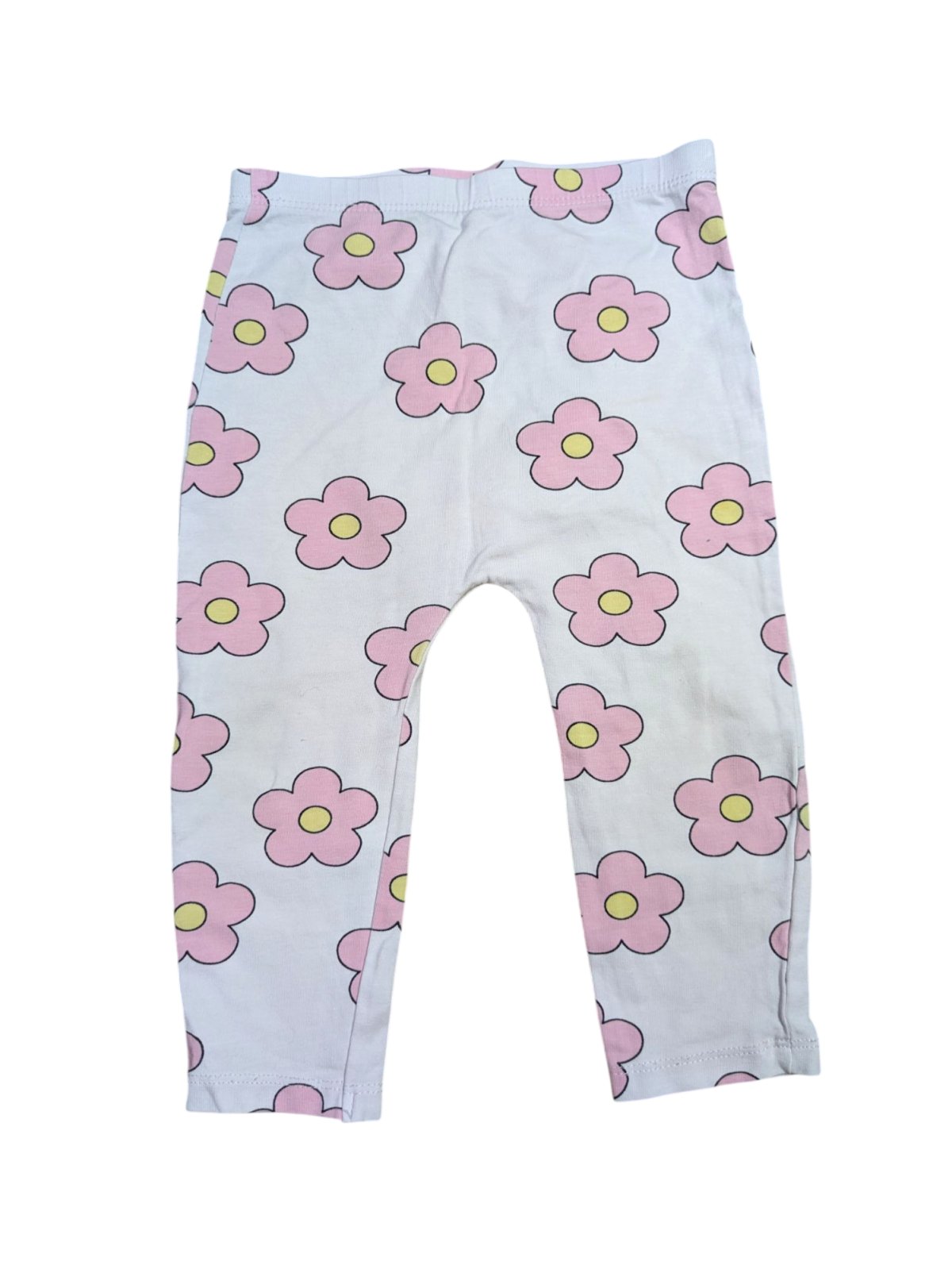 bílé elásťáčky s květinami pro holky secondhand george