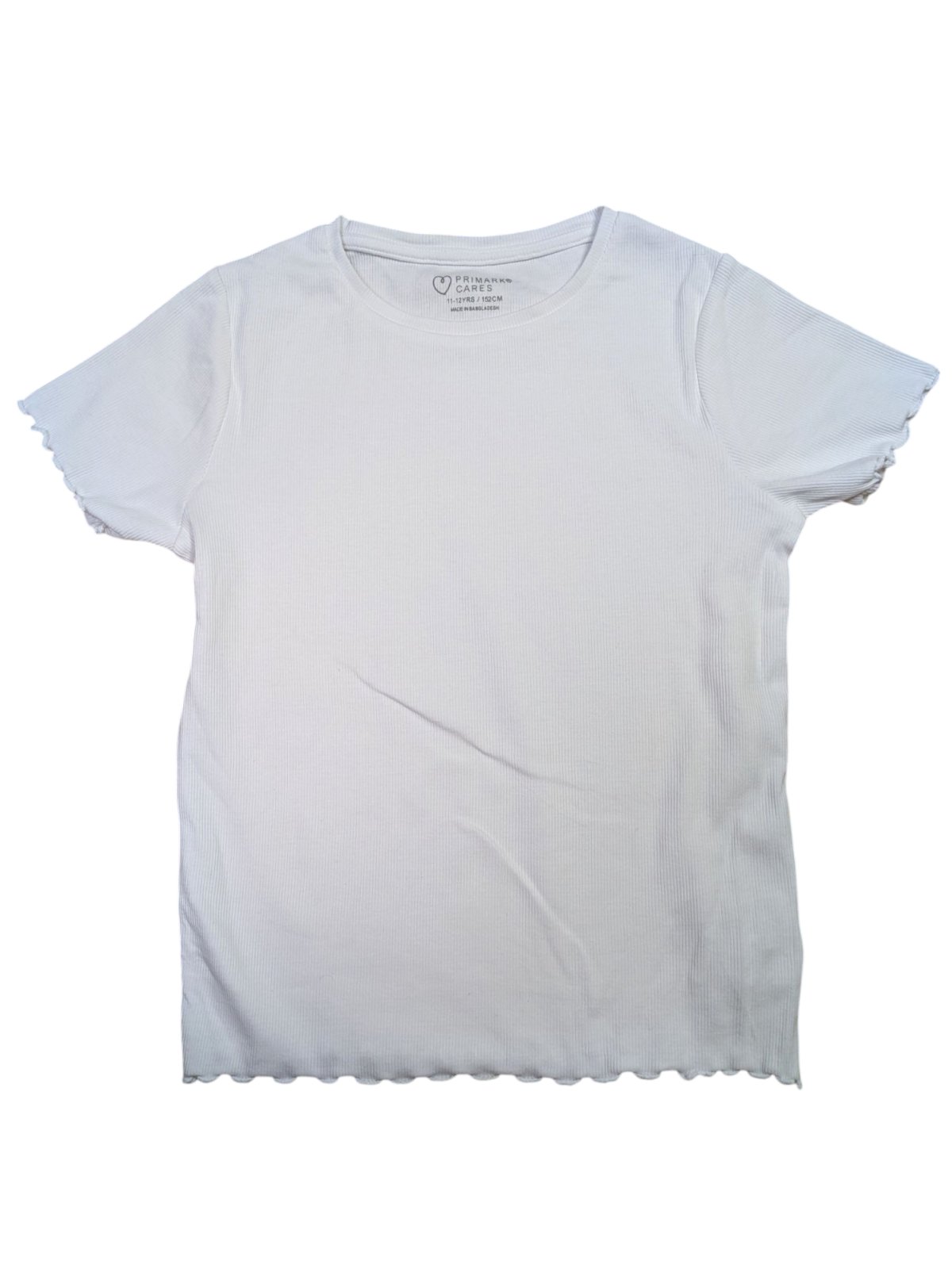 Bílé triko elastické pro holky secondhand Primark