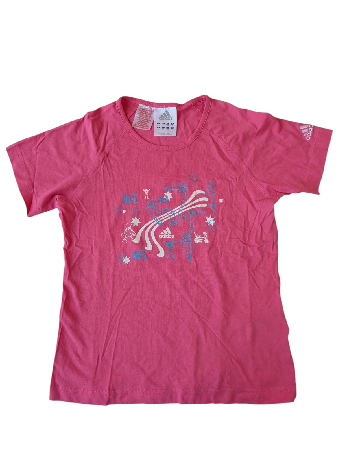 růžové triko pro holky secondhand Adidas