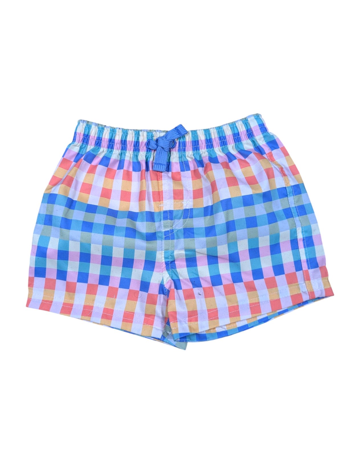 Kostkované kraťasy na šňůrku pro holky secondhand George