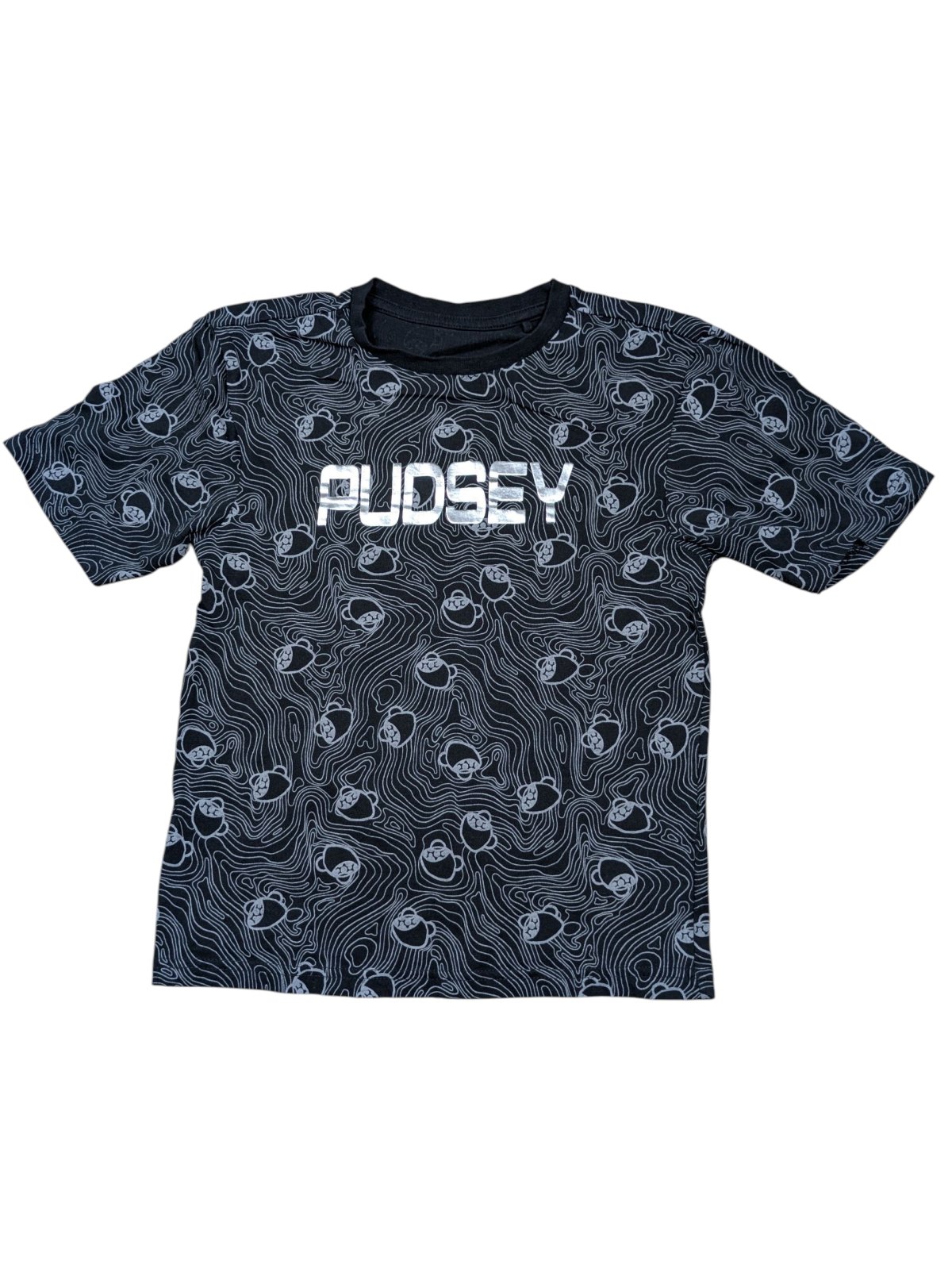 Černé triko s nápisem pro kluky secondhand George