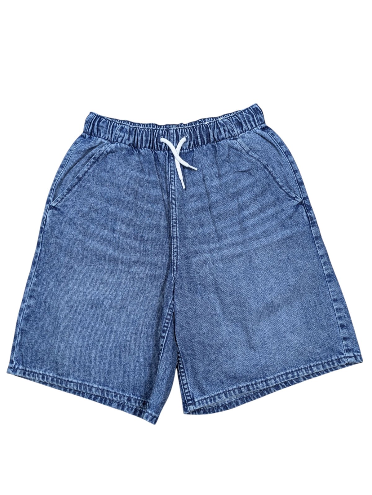 Džínové kraťasy na šnůrku pro kluky secondhand 
