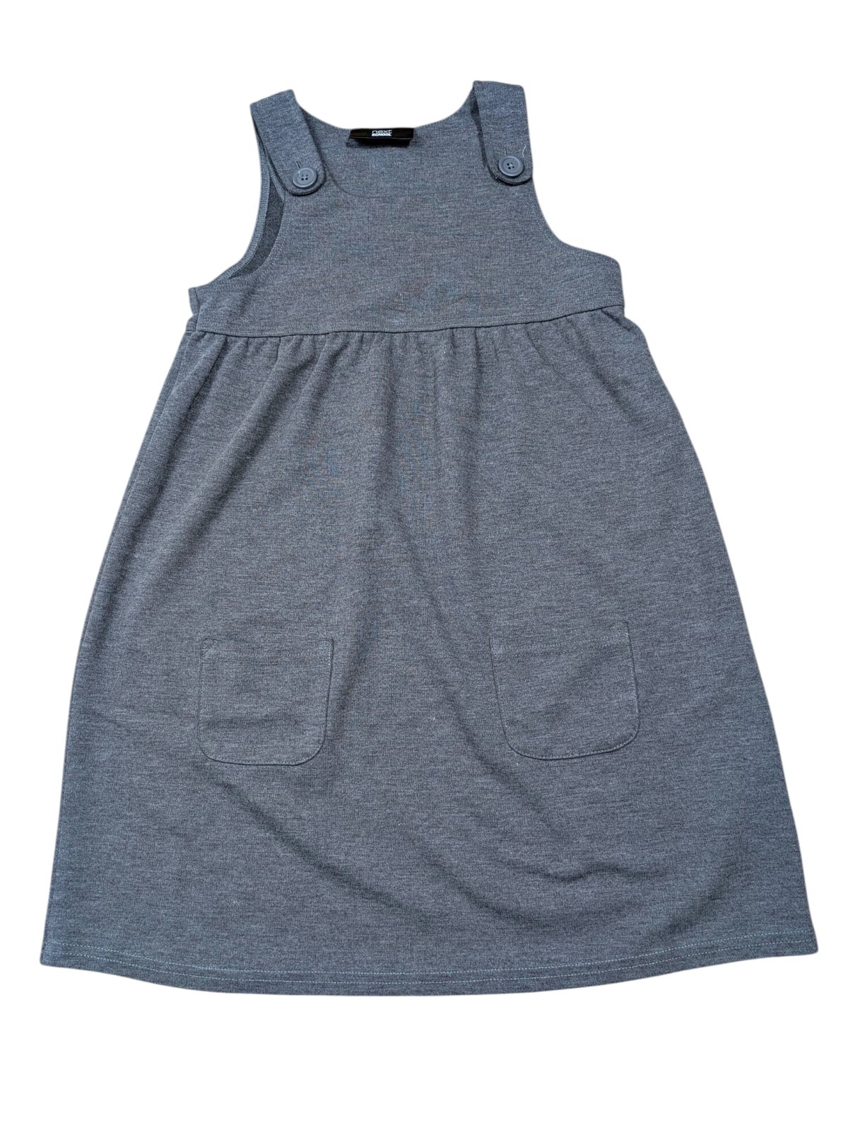 Tmavě šedé školní šaty pro holky secondhand Next