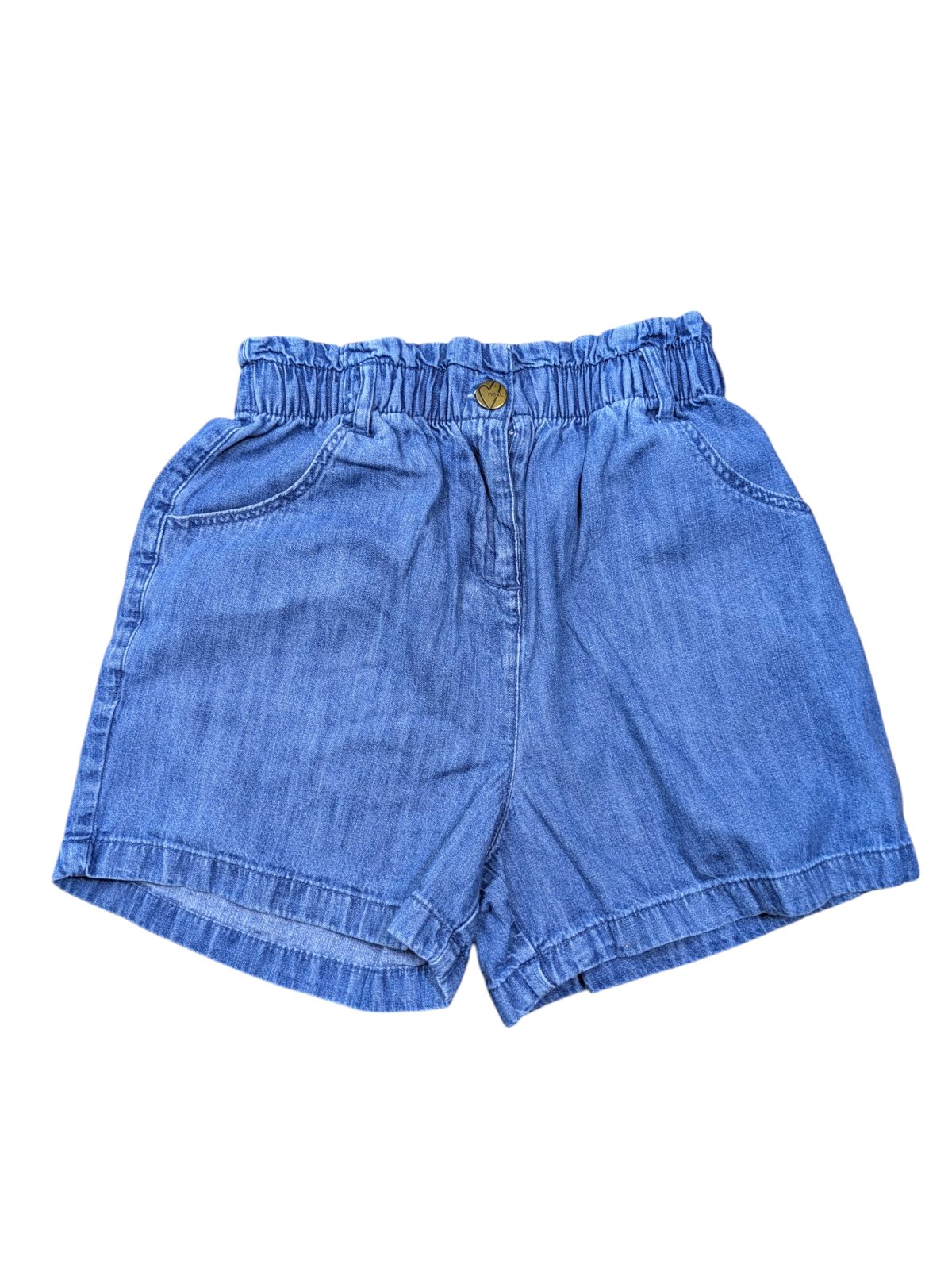 Džínové kraťasy s gumou pro holky secondhand Next