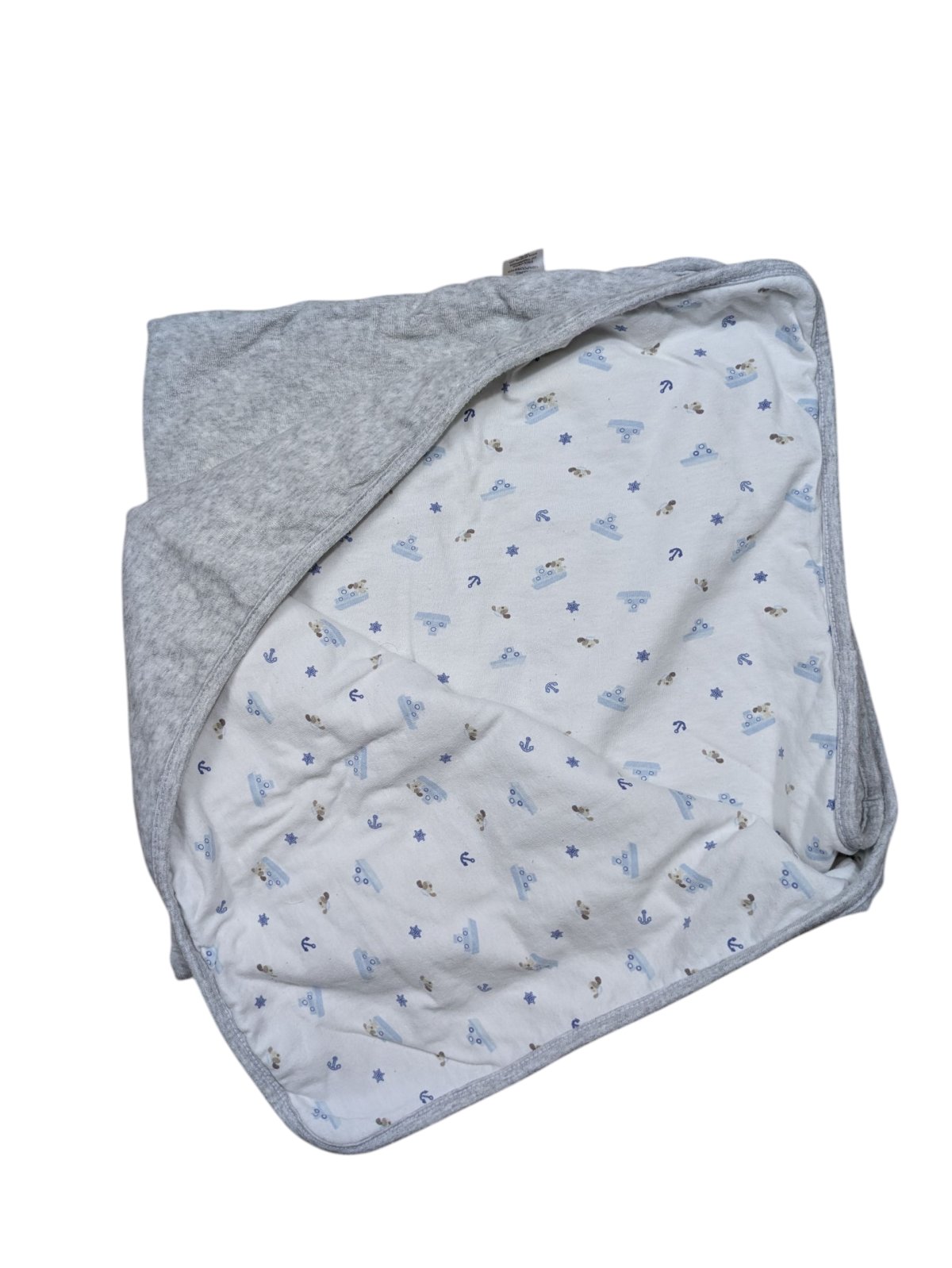 Šedá deka s obrázky secondhand Matalan