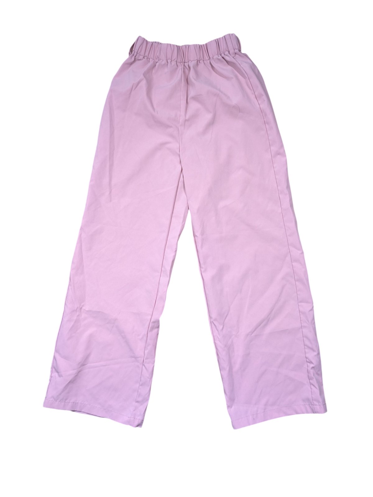 růžové zvonové kalhoty pro holky secondhand Shein