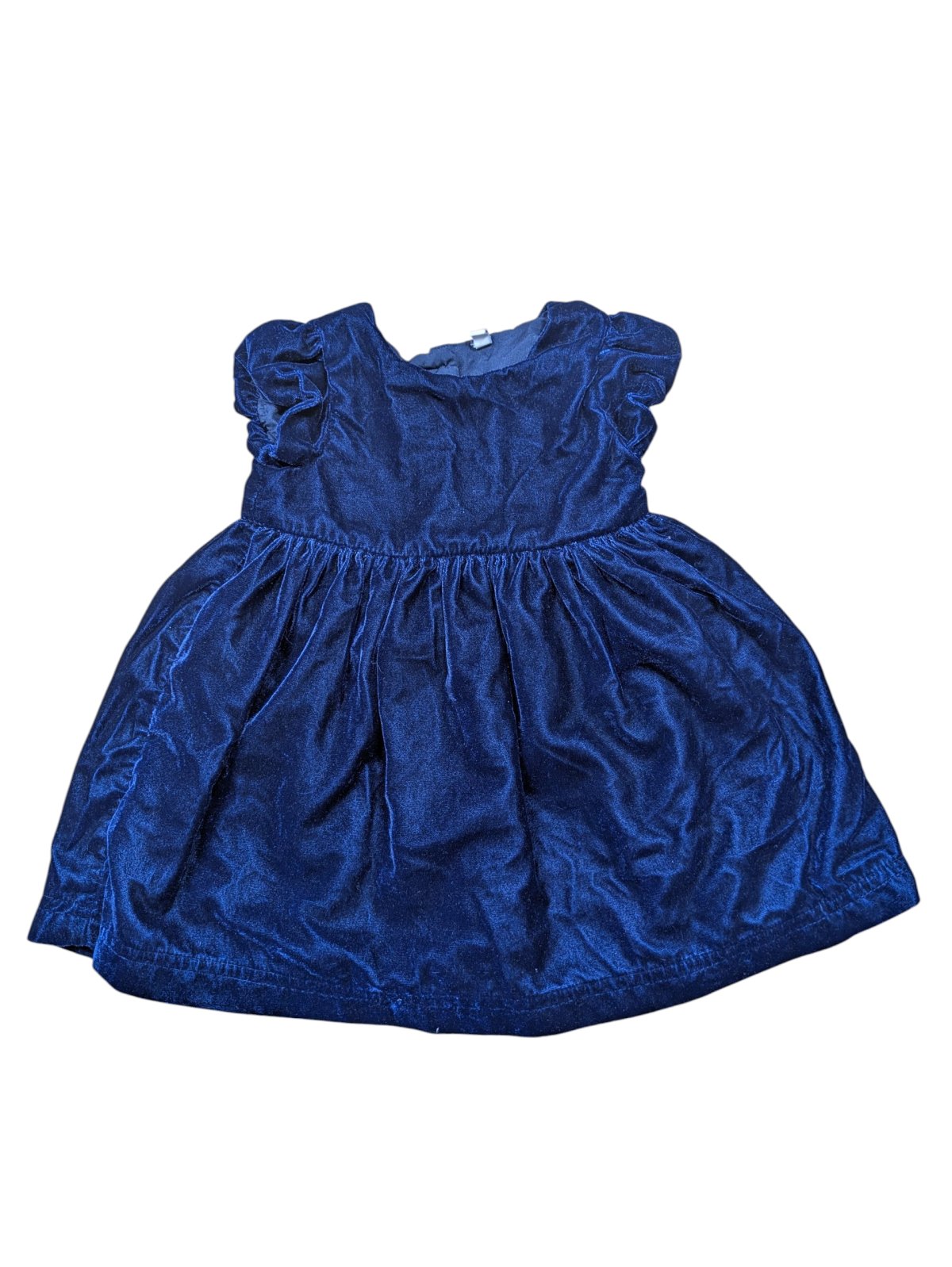 Semišové šaty modré pro holky secondhand BHS