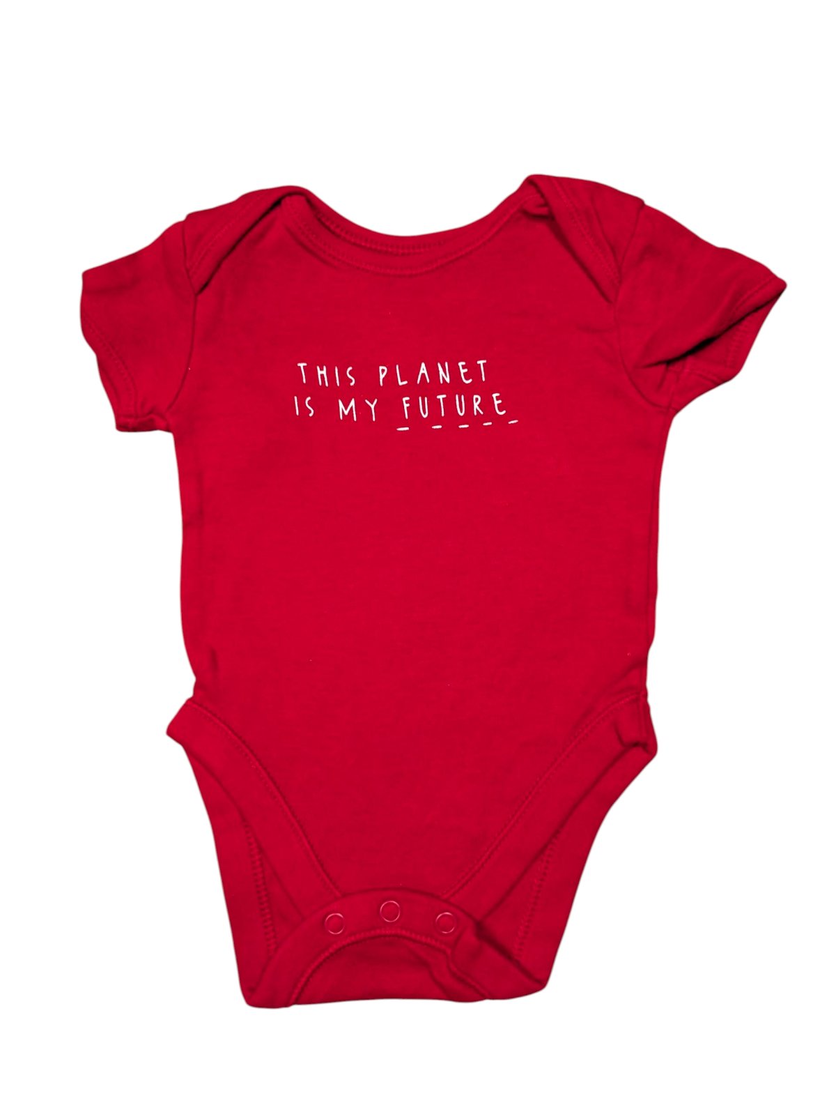 Červené body s nápisem pro holky secondhand George