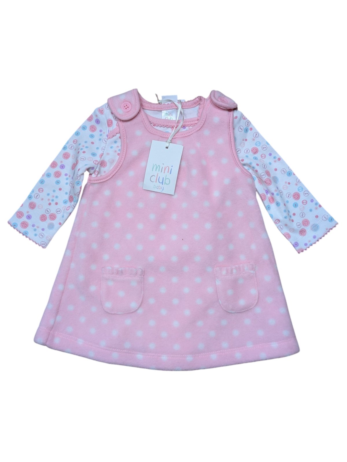 Růžové šaty s body pro holky outlet mini club