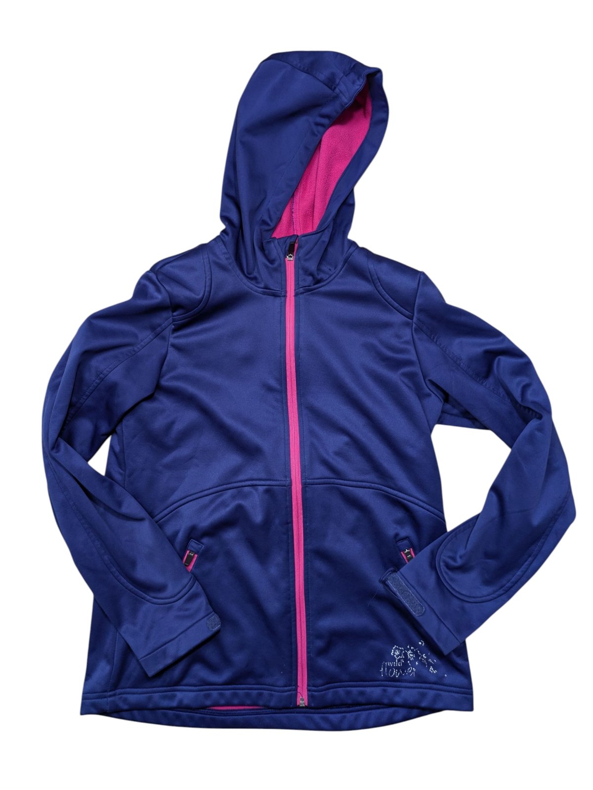 Tmavě modrá bunda softshellová pro holky secondhand Crivit