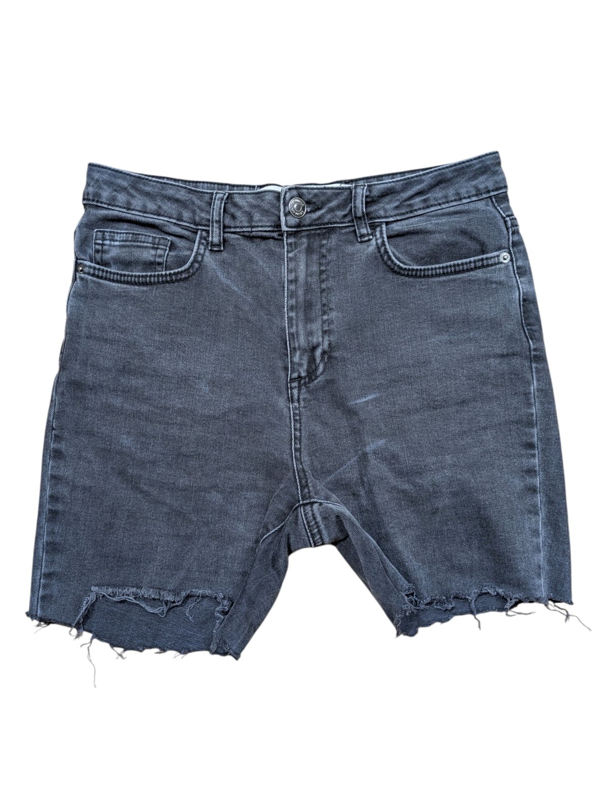 Černé džínové kraťasy pro holky secondhand Denim