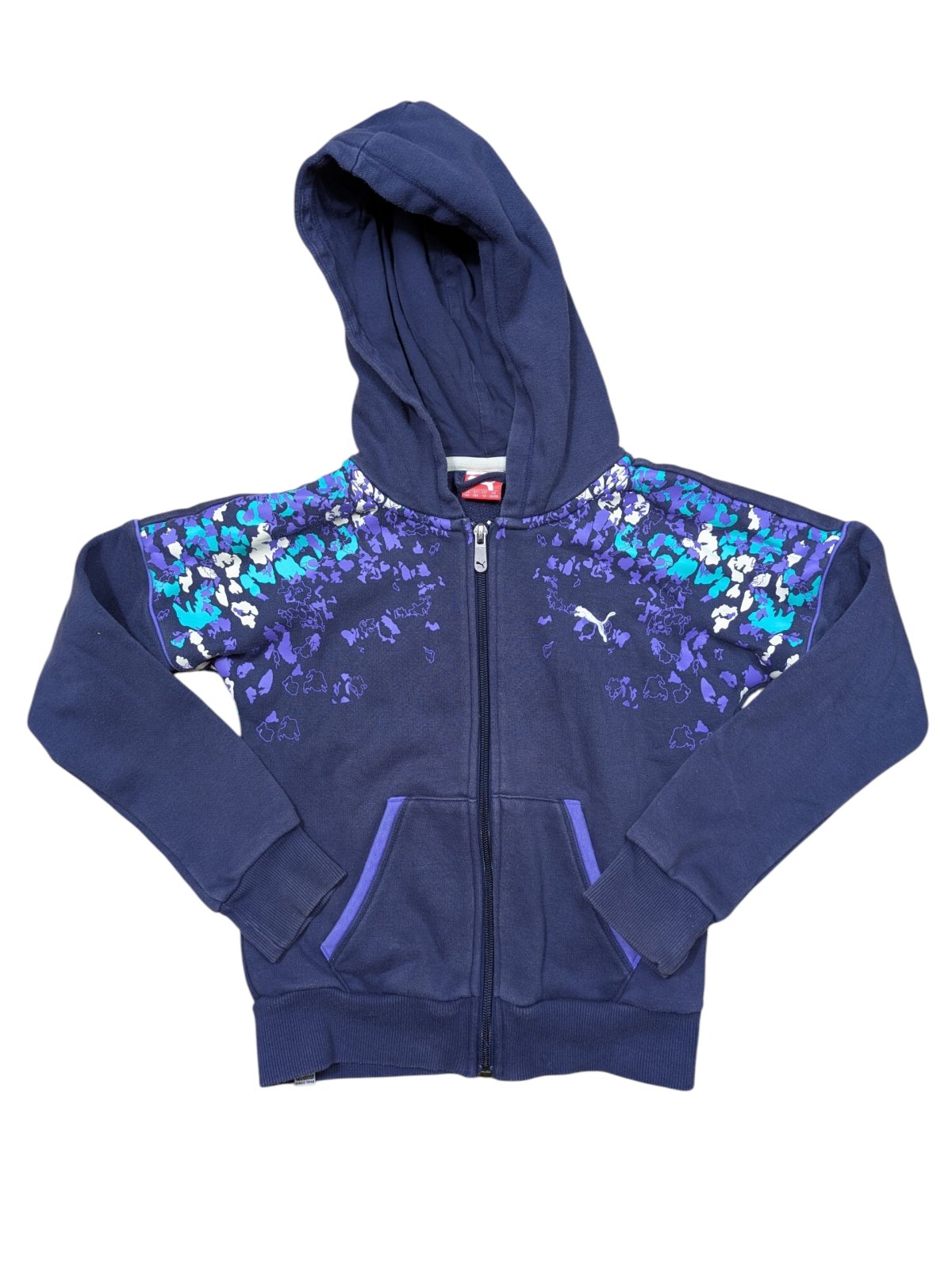 Tmavá mikina pro holky secondhand Puma