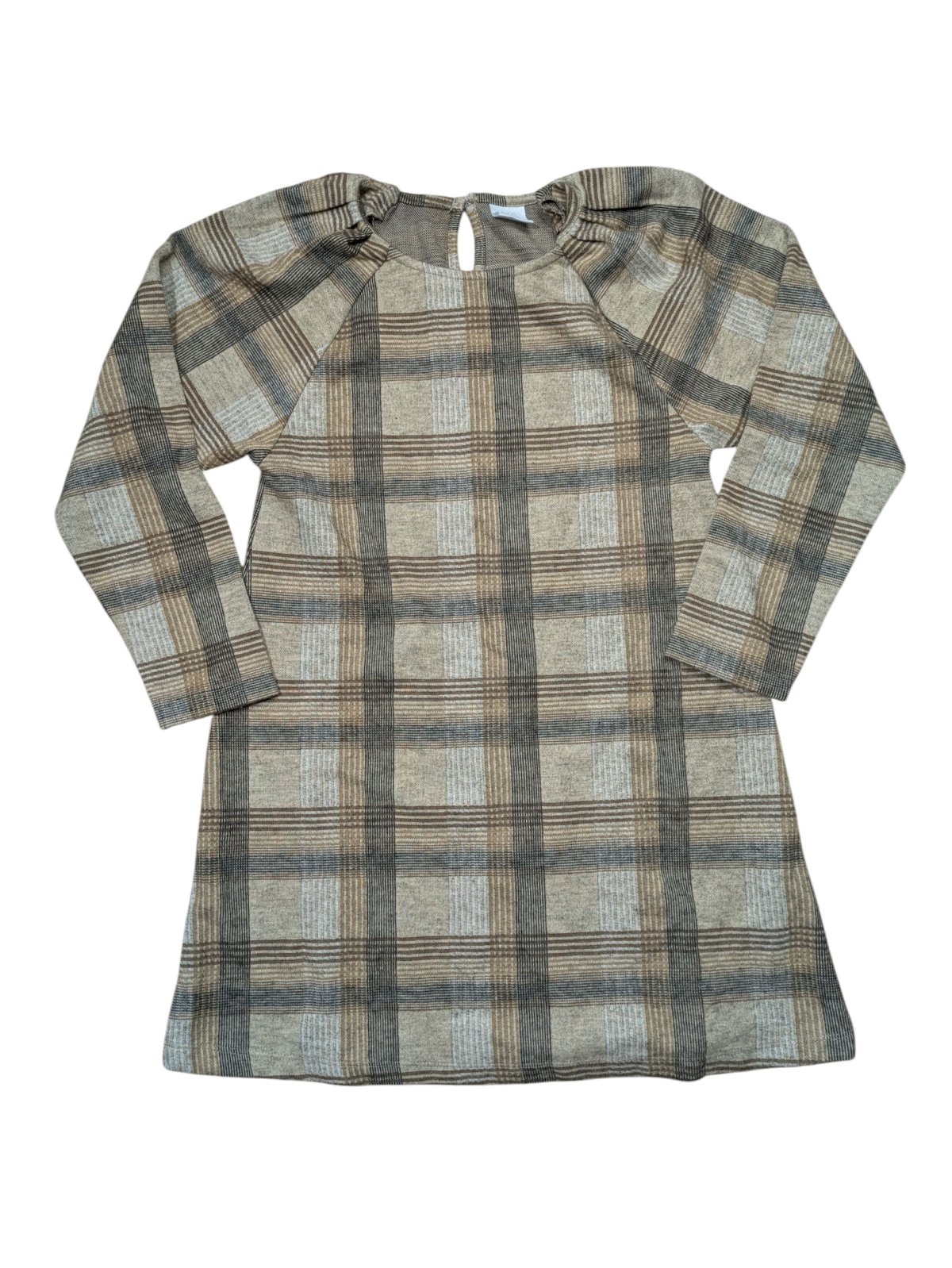 Kostkované teplejší šaty pro holky secondhand Zara