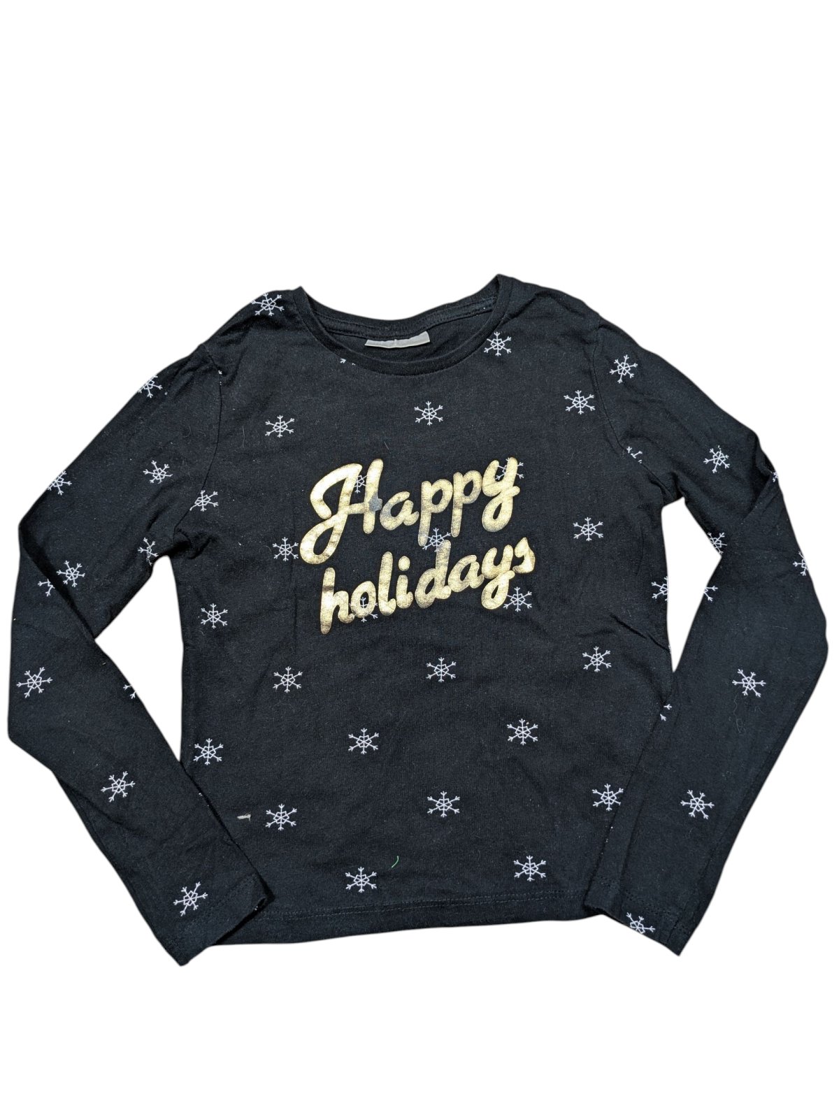 Černé triko s nápisem pro holky secondhand Destination