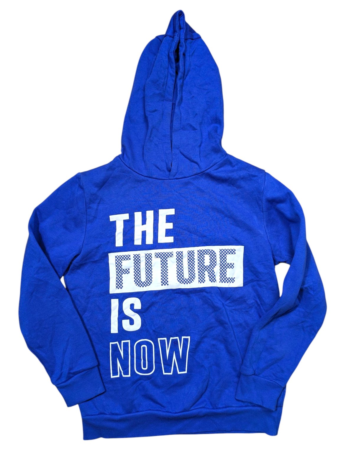 Modrá mikina s nápisem pro kluky secondhand St.Bernard