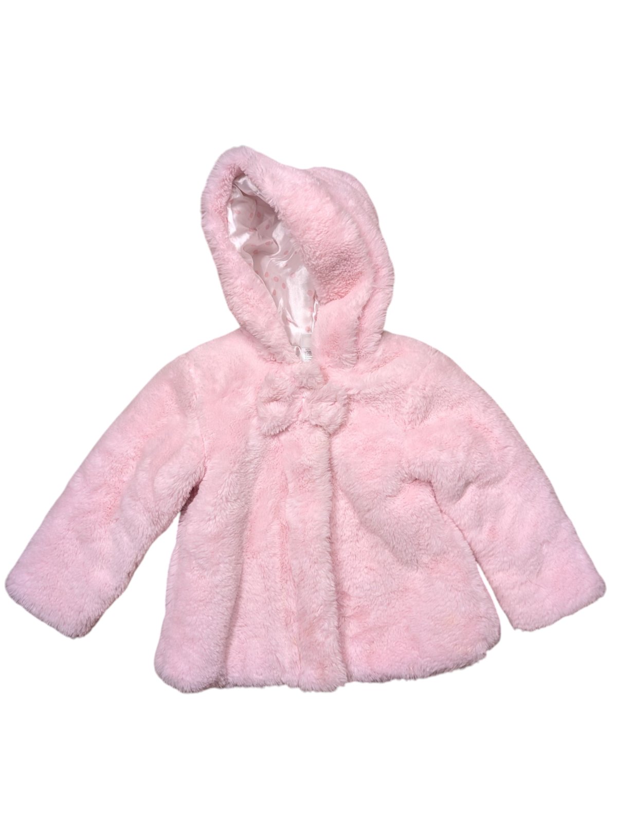 Růžová zimní bunda pro holky secondhand Little Me
