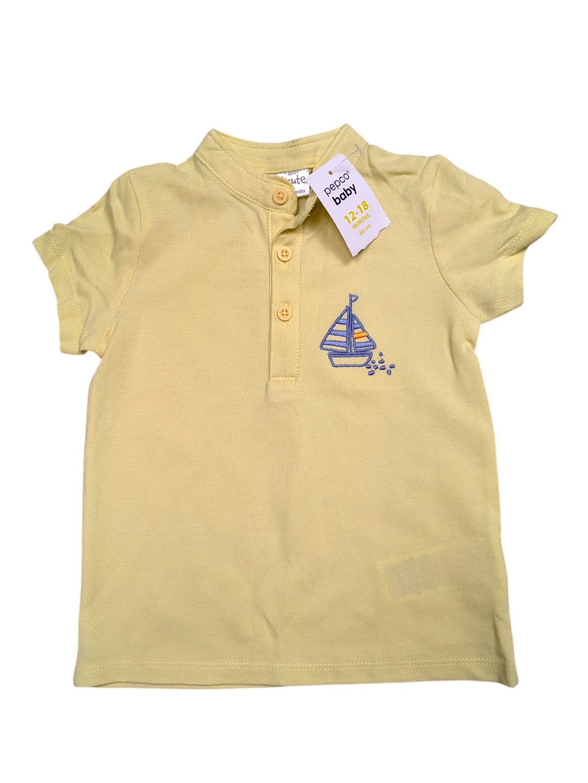 Žlutá polokošile s obrázkem pro kluky outlet pepco