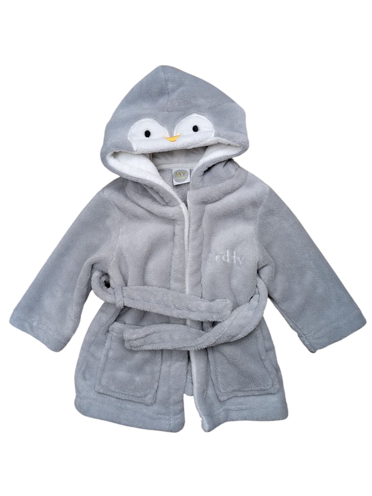 Šedý župan Tučňák pro kluky secondhand MY