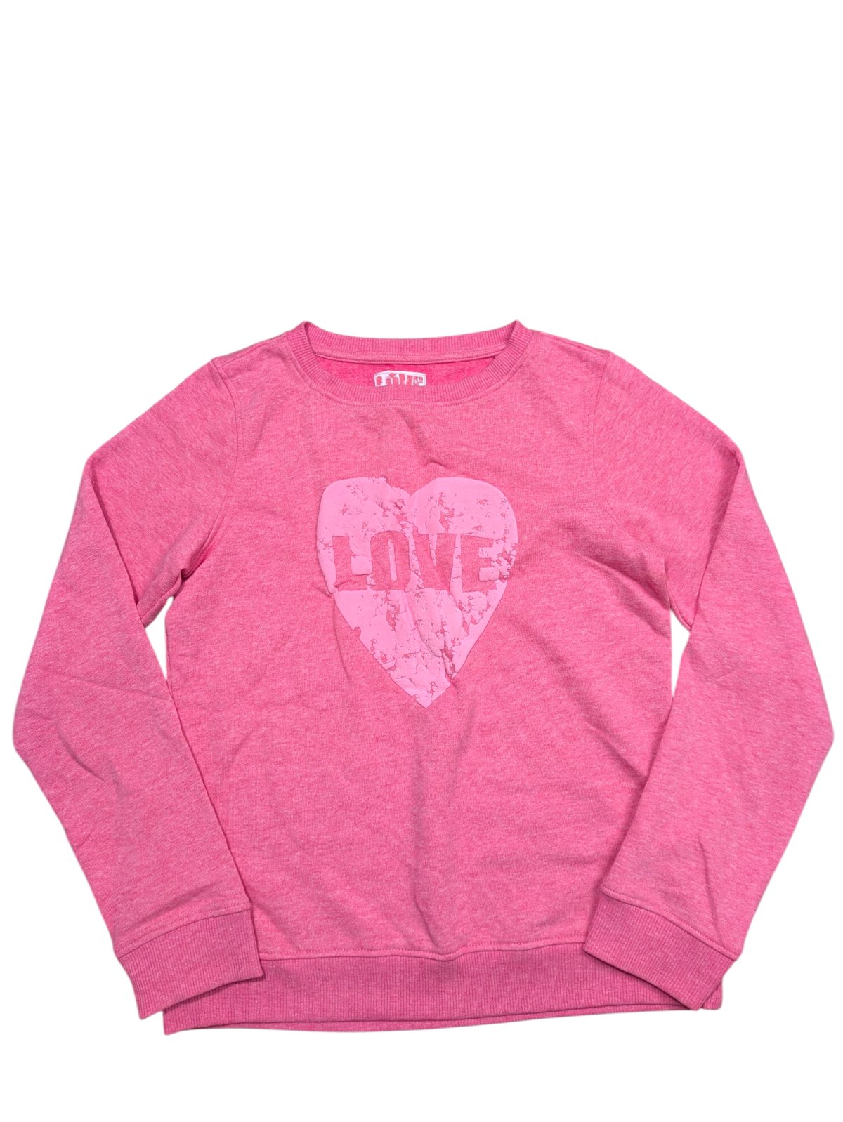 Slabá mikina růžová žíhaná pro holky secondhand Alive