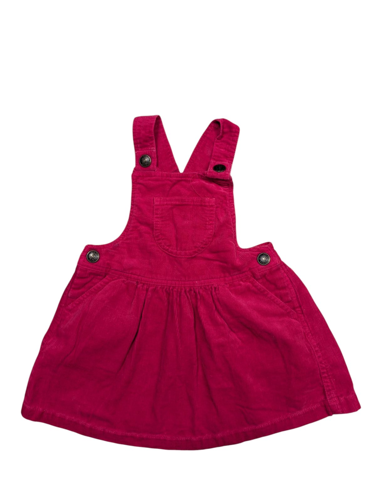 Manšestrové šaty růžové pro holky secondhand mothercare