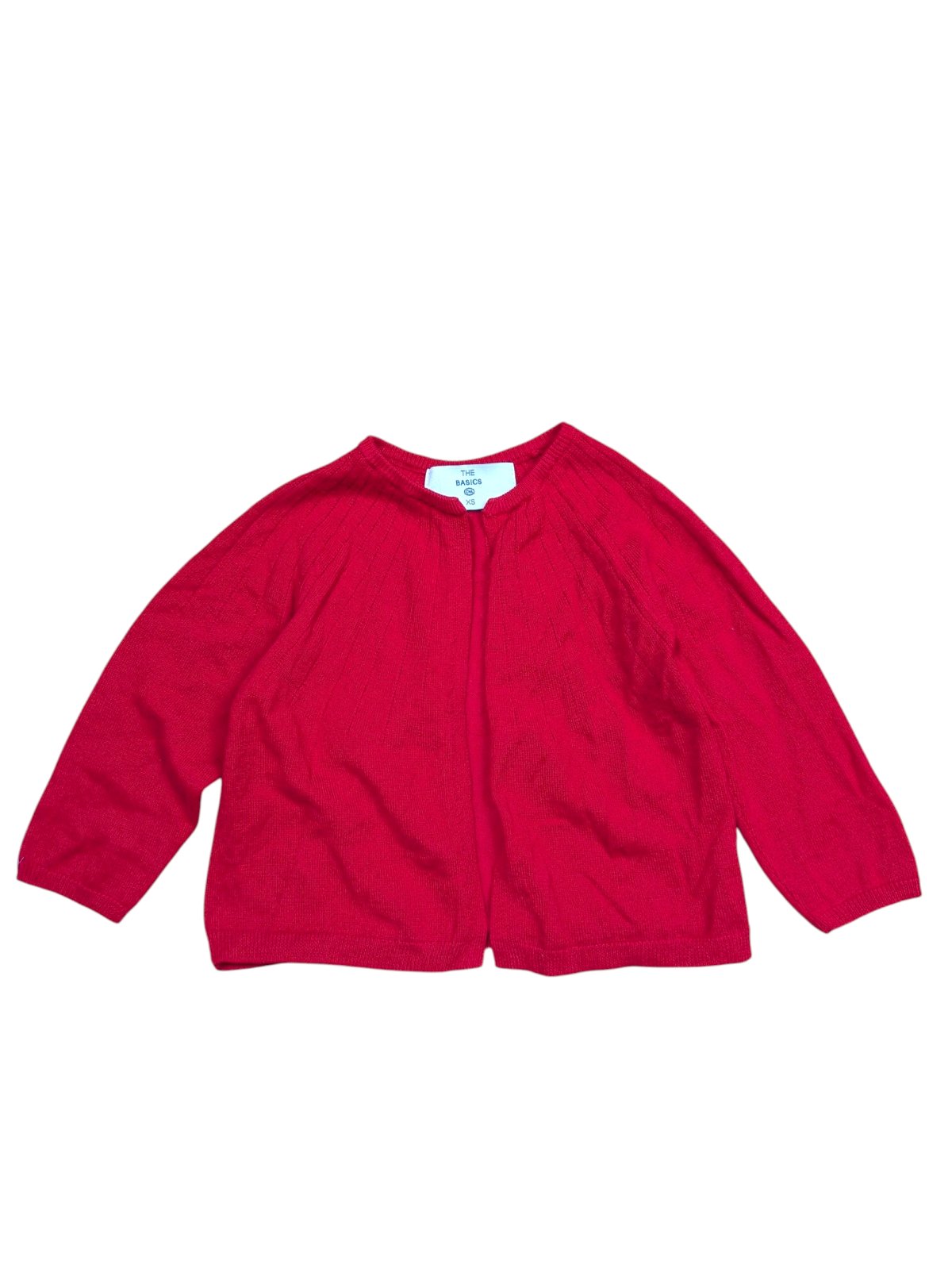 Červený svetřík pro holky secondhand The Basics