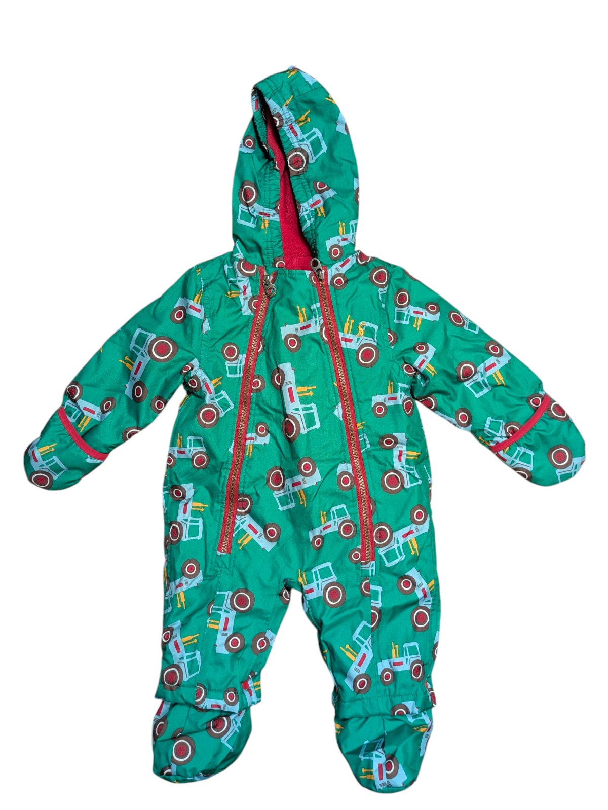 Zelená zimní kombinéza s obrázky pro kluky secondhand Joules
