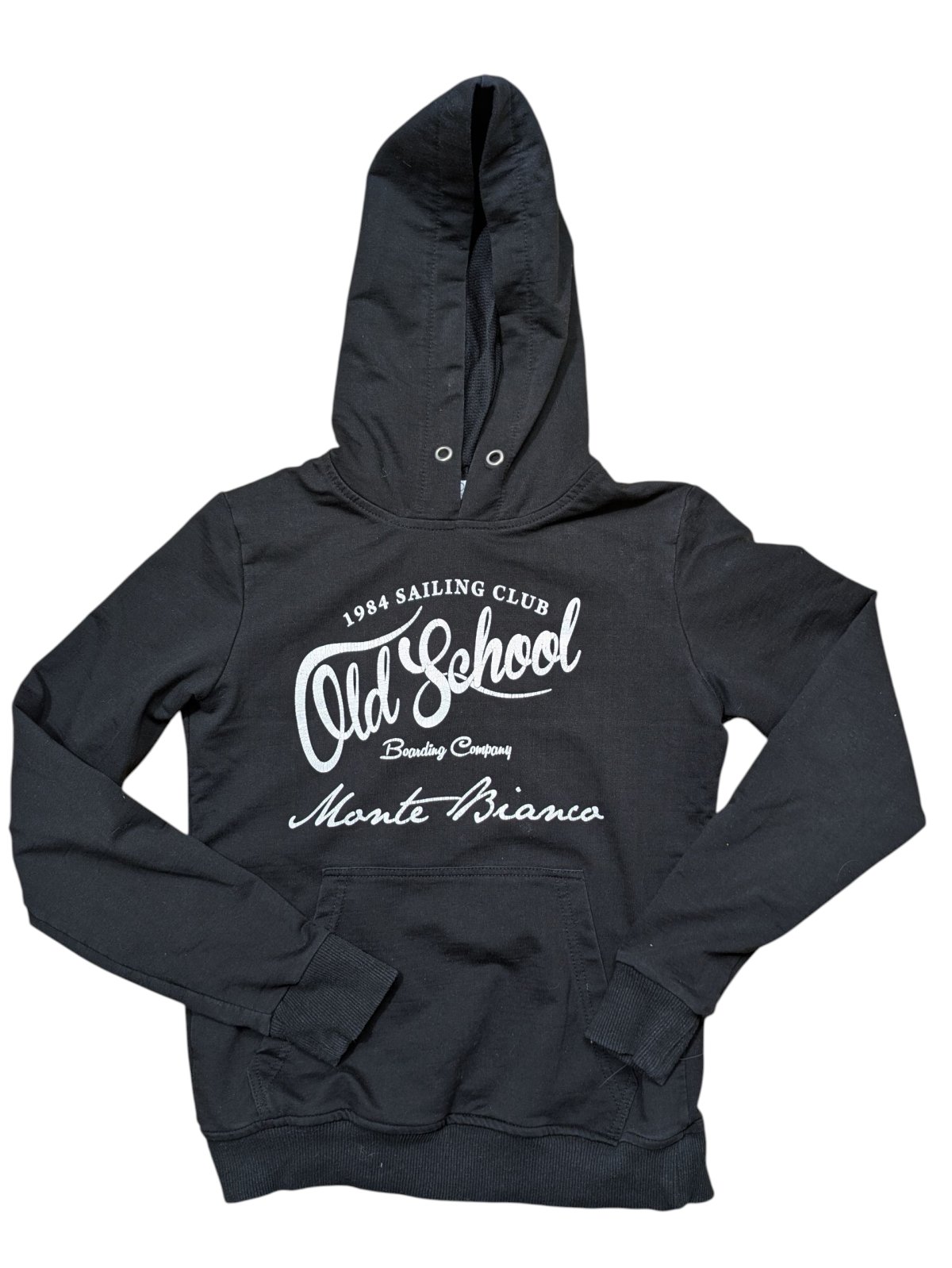 Černá mikina s nápisem pro kluky secondhand Commfyy