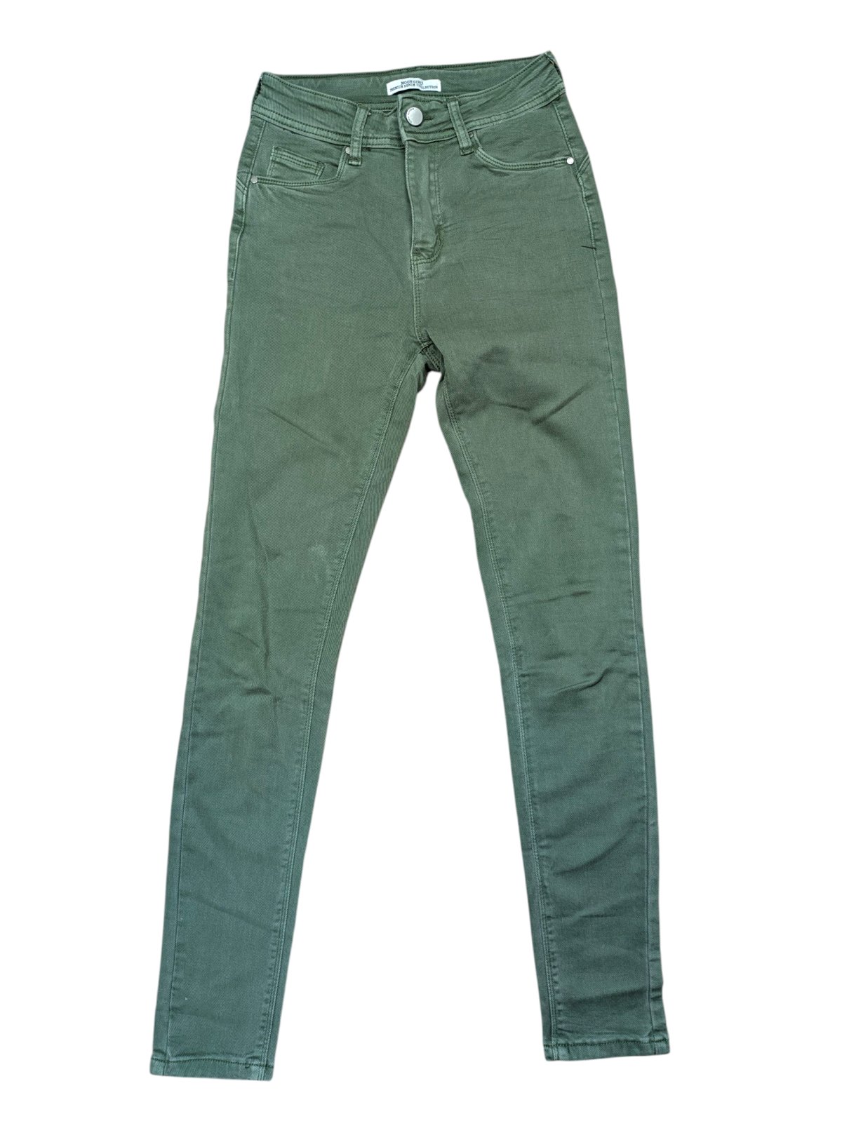 Zelené džíny pro holky secondhand Moon Girl