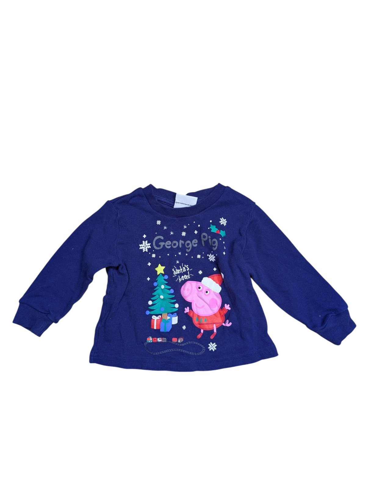 Tmavá slabá mikina na Vánoce pro holky secondhand Matalan