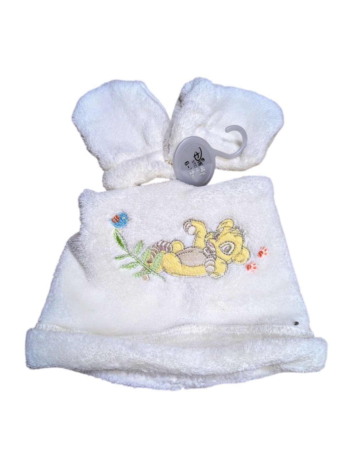 Bílá zimní čepice a rukavice pro holky outlet Disney