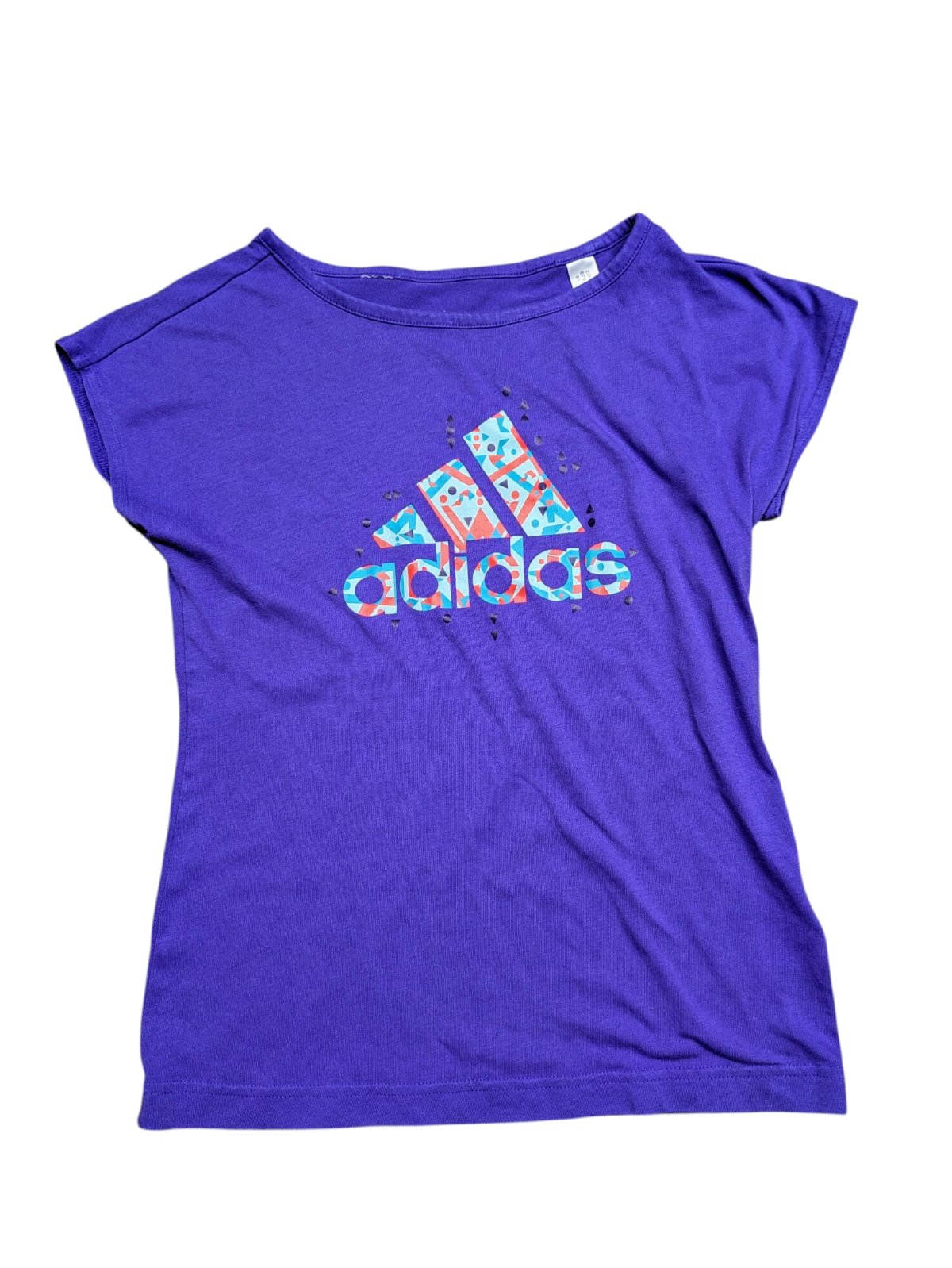 Fialové triko pro holky secondhand Adidas