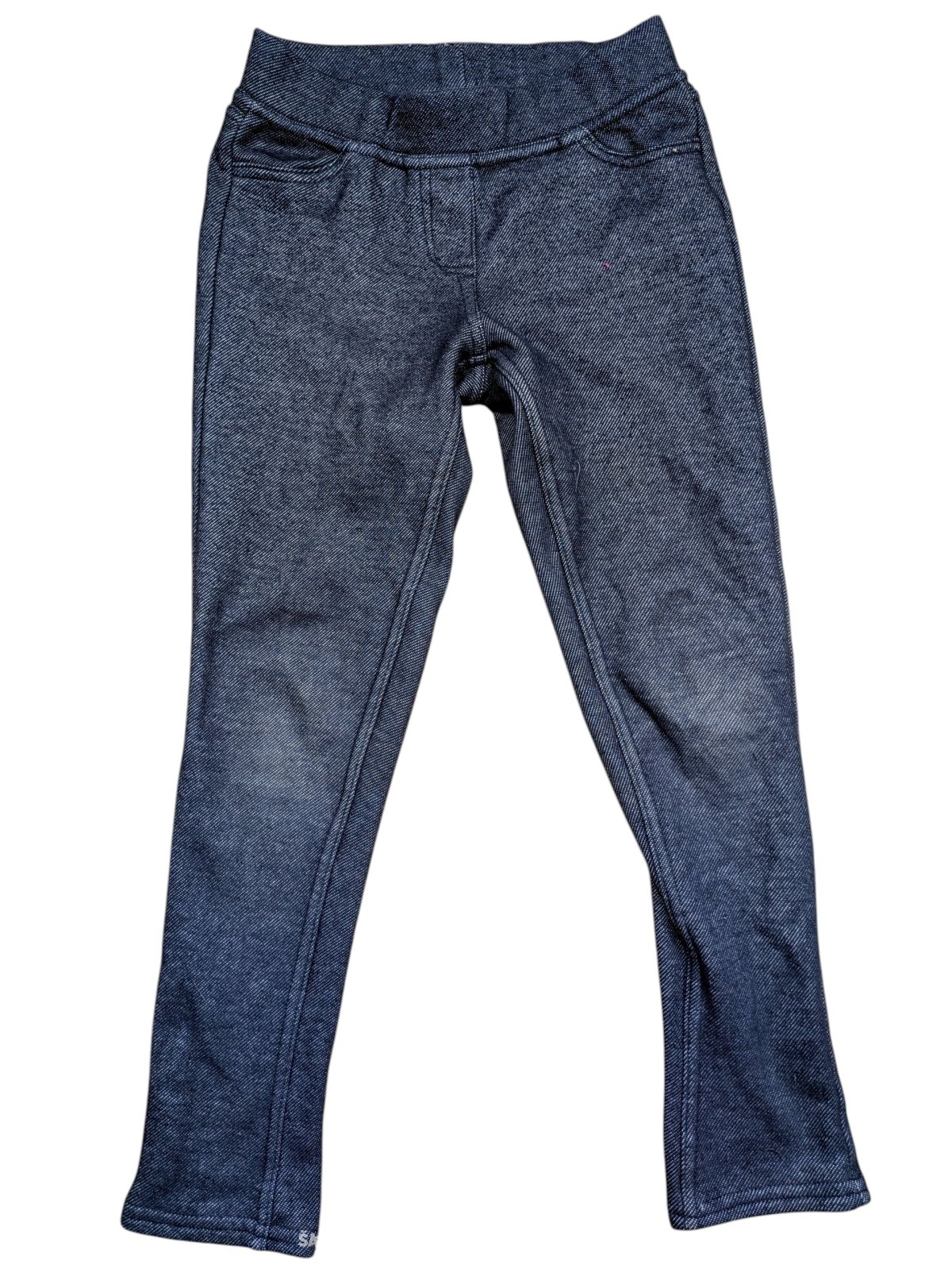 Šedo černé kalhoty pro holky secondhand C&A