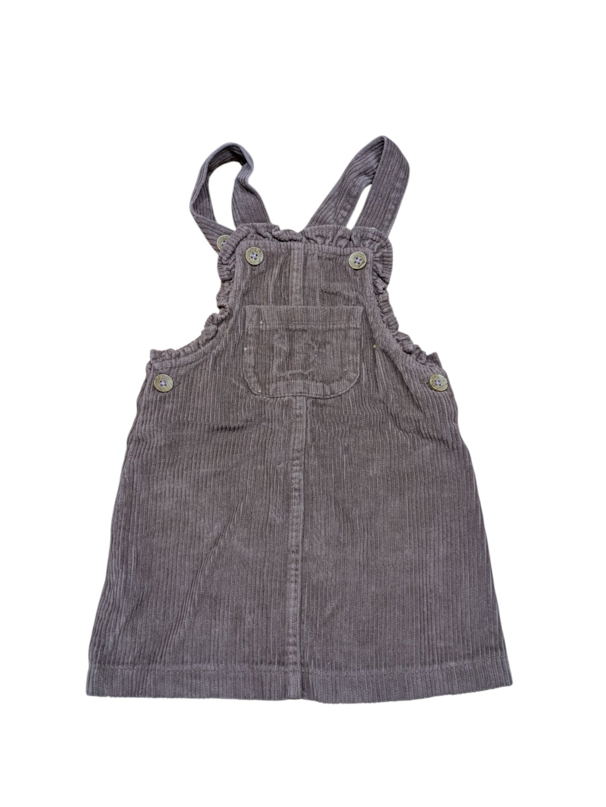 Hnědá manšestrová šatovka pro holky secondhand Nutmeg