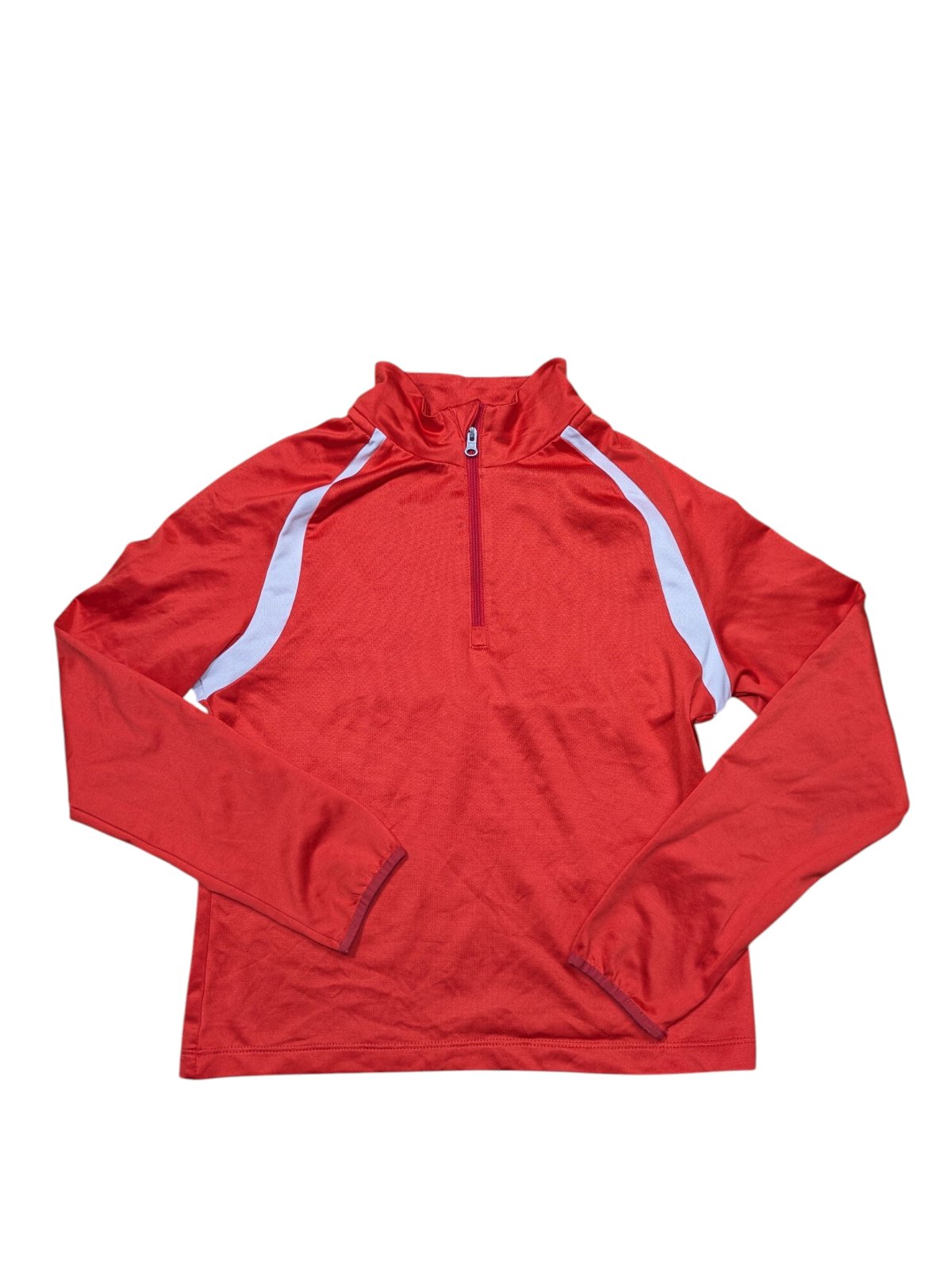 Červená sportovní mikina pro holky secondhand 