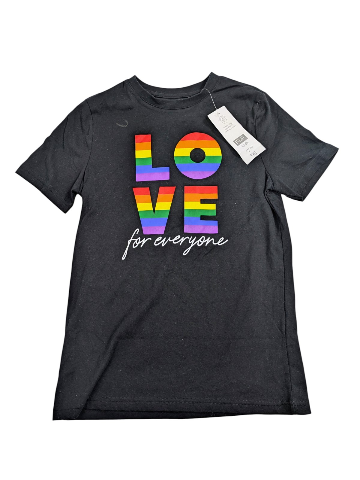 Černé triko pro holky Love Outlet