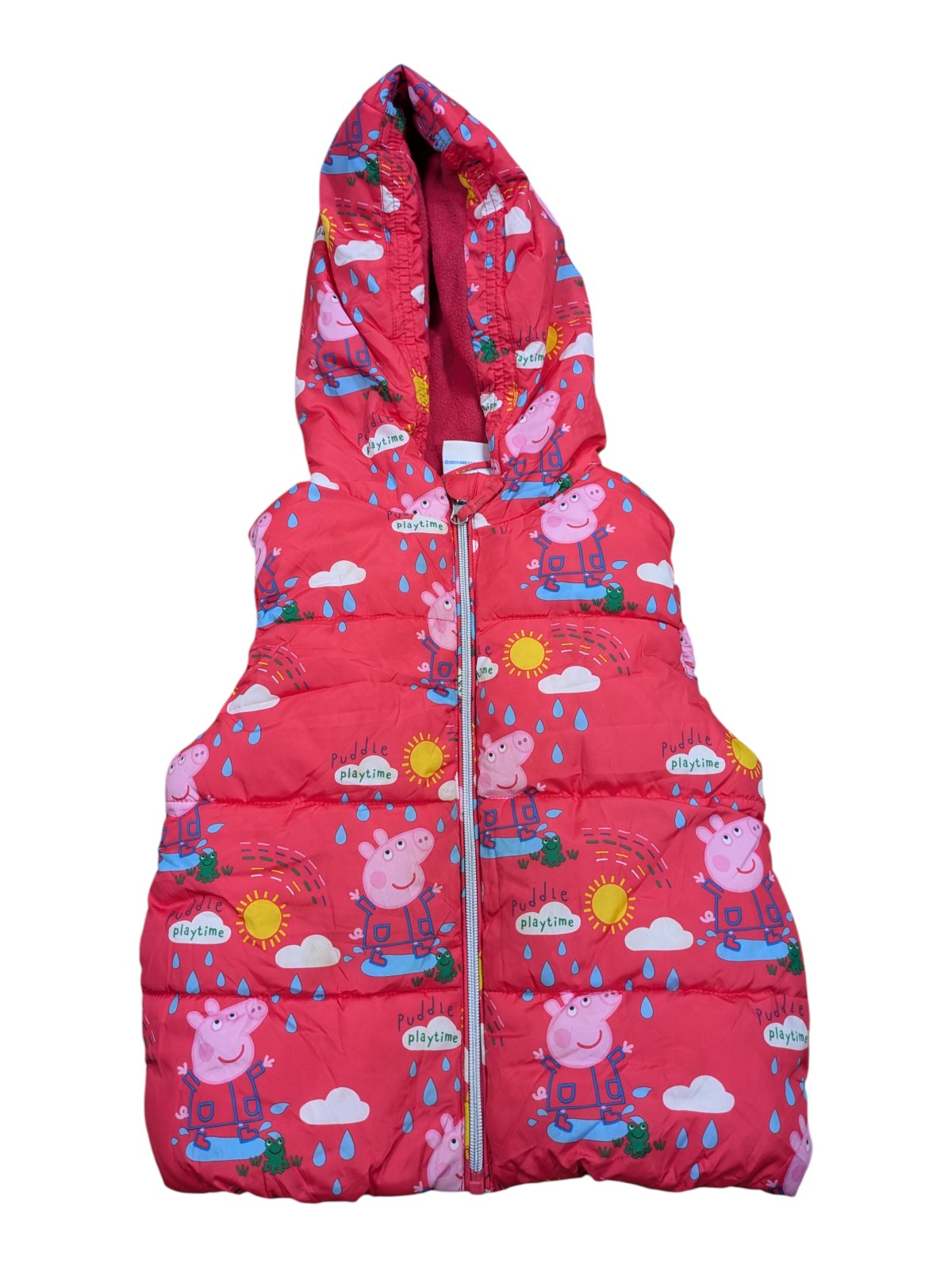 Červená vesta Prasátko Peppa pro holky secondhand