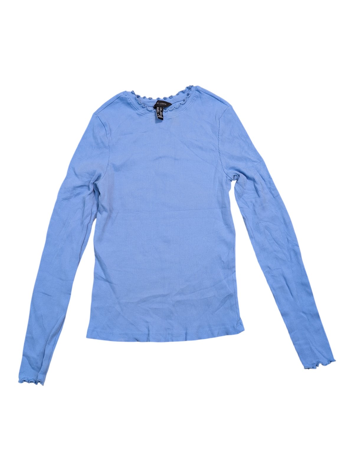 Světle modré triko elastické pro holky secondhand New Look