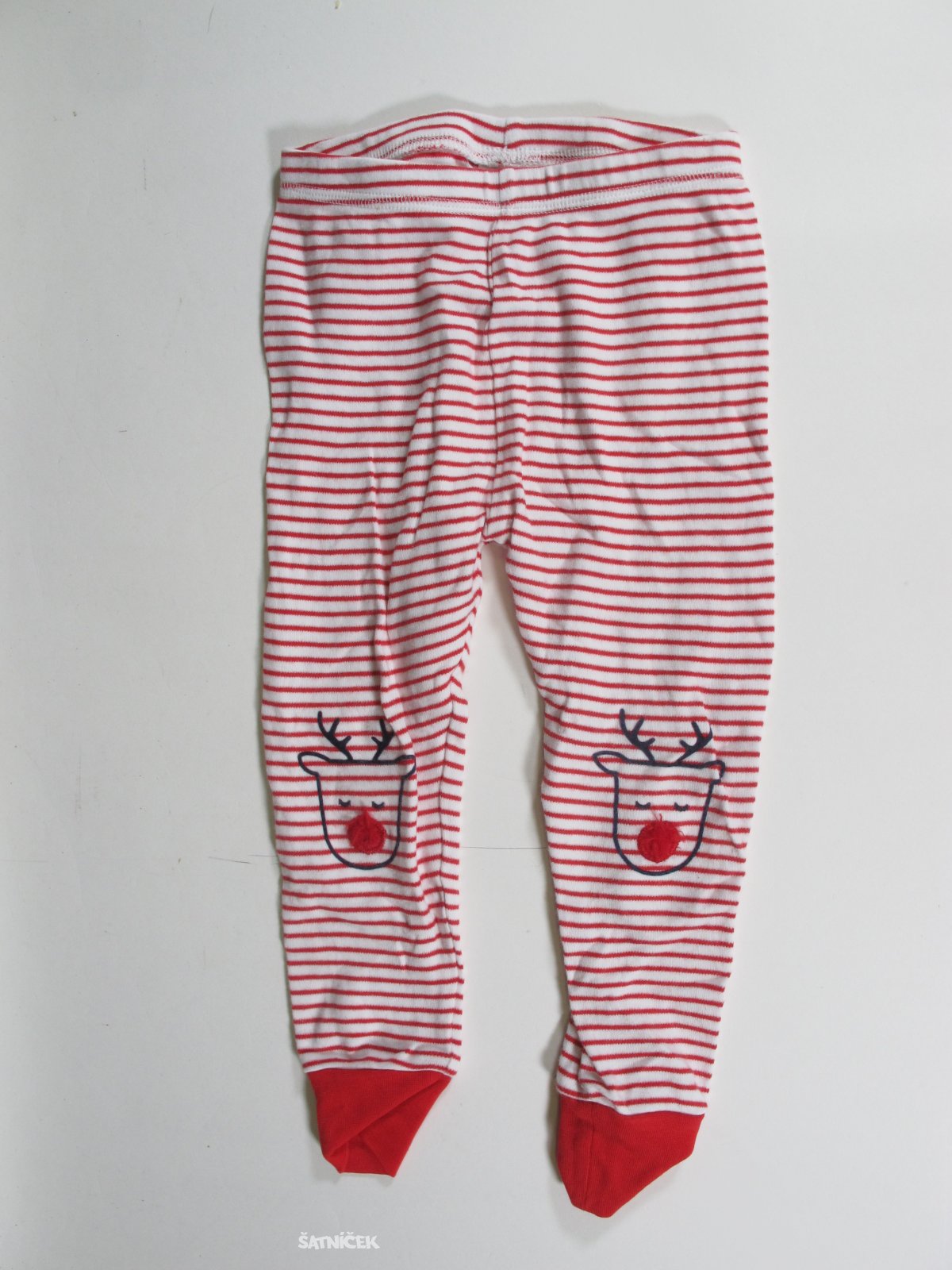 Pyžamové kalhoty s pruhem secondhand