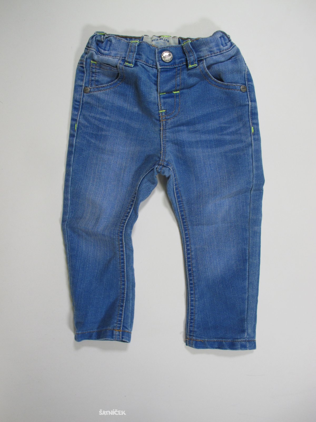 Modré džínové kalhoty pro kluky secondhand