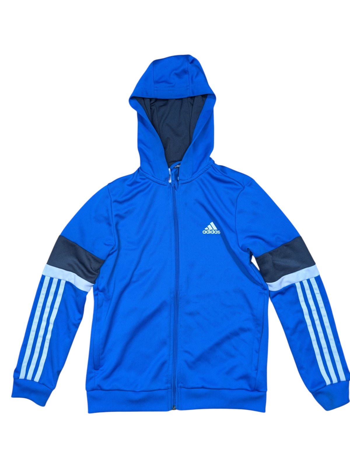 Modrá sportovní mikina pro kluky Adidas secondhand