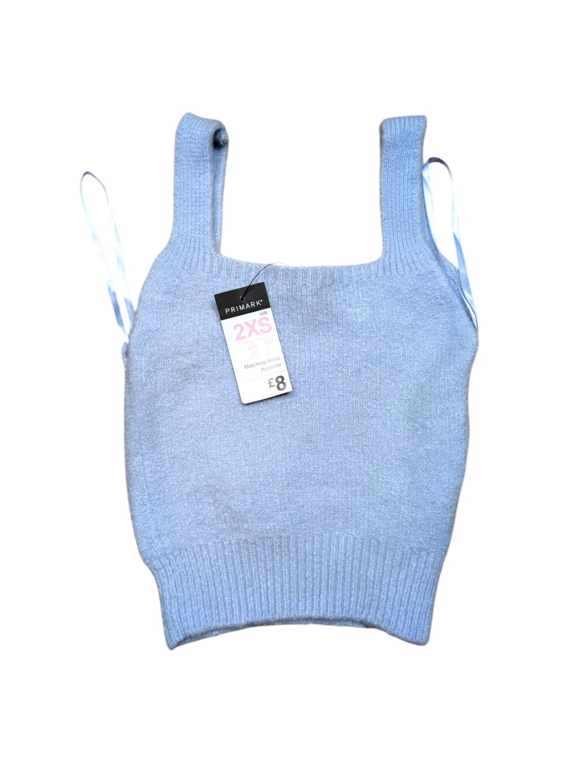 Světle modré svetrové tílko pro holky outlet Primark