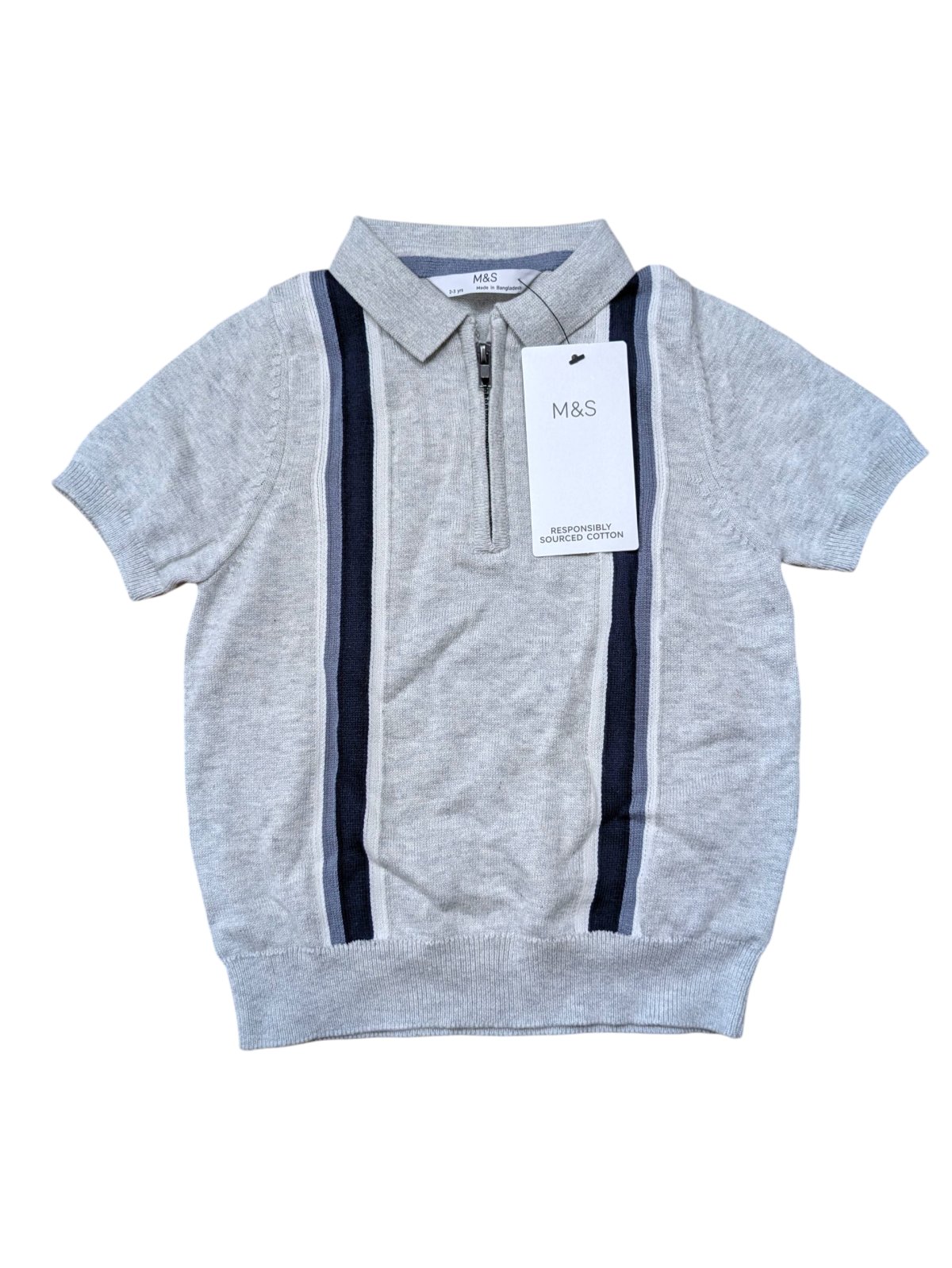 Šedá polokošile pro kluky outlet M&S