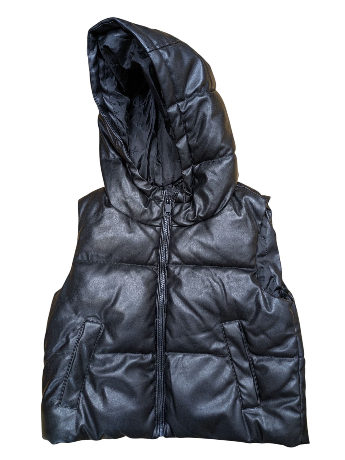 Koženková vesta pro holky secondhand New Look